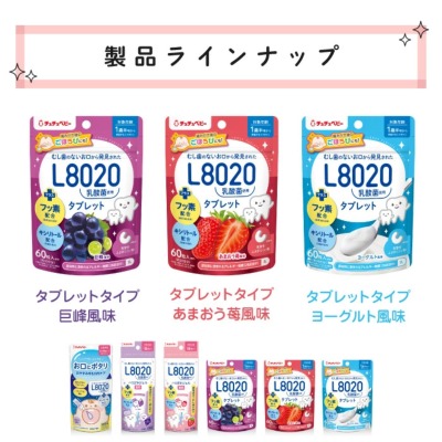 訳ありアウトレット] チュチュ L8020乳酸菌使用 タブレット 巨峰