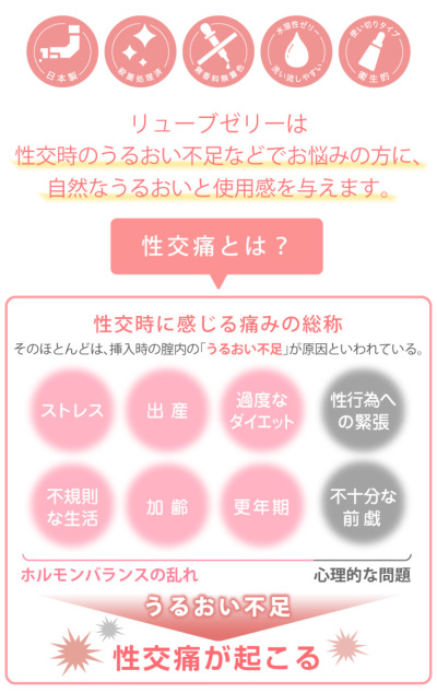 潤滑ゼリー リューブゼリー ポーション 6g×4本+メノケア5gサンプル2本